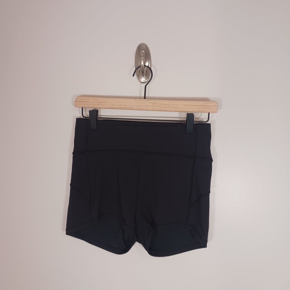 Lululemon Athletica‎ Athletic Athleisure Black Stretch Women's Shorts Size 8